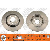 Тормозной диск NiBK RN1246