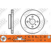 Тормозной диск NiBK RN1253
