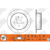 Тормозной диск NiBK RN1255