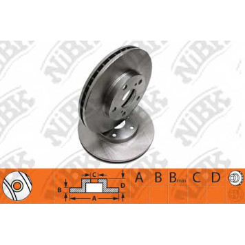 Тормозной диск NiBK RN1263