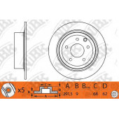 Тормозной диск NiBK RN1302