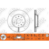 Тормозной диск NiBK RN1320