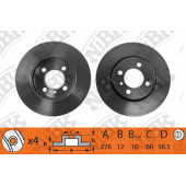 Тормозной диск NiBK RN1325