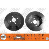 Тормозной диск NiBK RN1354