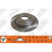 Тормозной диск NiBK RN1355