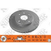 Тормозной диск NiBK RN1360