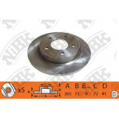 Тормозной диск NiBK RN1369