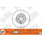 Тормозной диск NiBK RN1379