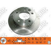 Тормозной диск NiBK RN1388