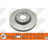 Тормозной диск NiBK RN1393