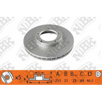 Тормозной диск NiBK RN1475