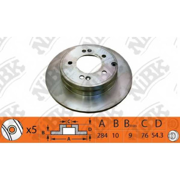 Тормозной диск NiBK RN1476