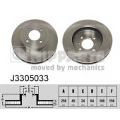 Тормозной диск NIPPARTS J3305033