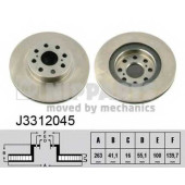 Диск тормозной <b>NIPPARTS J3312045</b>
