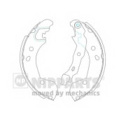 Комплект тормозных колодок для NISSAN MICRA(K12), NOTE(E11), SUNNY, TIIDA(C11X,C12,SC11X) <b>NIPPARTS J3501055</b>