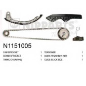 Комплект цели привода распредвала NIPPARTS N1151005