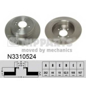 Тормозной диск NIPPARTS N3310524