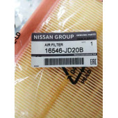 Фильтр воздушный MR20DE, HR16DE X-Trail T31, Qashqai J10E <b>NISSAN 16546-JD20B</b>