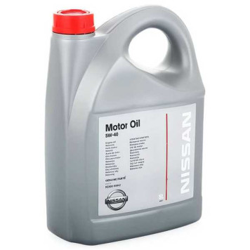 Масло моторное синтетическое 5л 5w40 SL/CF Nissan Motor Oil KE900-90042-R