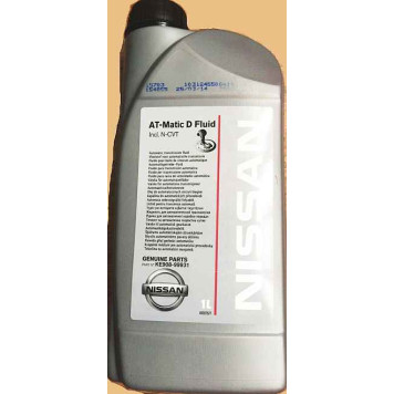 Масло трансмиссионное MATIC D (ATF) 1Л. <b>NISSAN KE908-99931R</b>
