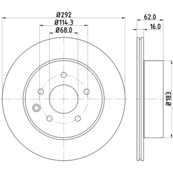 Диск тормозной задний INFINITI, NISSAN, RENAULT, SAMSUNG G, LEAF, QASHQAI, QASHQAI +2 I, ROGUE, SERENA, X-TRAIL, KOLEOS, QM5 <b>NISSHINBO ND2003K</b>