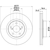 Диск тормозной передний CHEVROLET, SAAB, SCION, SUBARU, TOYOTA 9-2X Kombi, FR-S Coupe, BRZ, EXIGA, FORESTER, IMPREZA <b>NISSHINBO ND7003K</b>