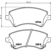 Колодки тормозные дисковые, передние, TOYOTA COROLLA (_E12_)/COROLLA Wagon (_E11_) <b>NISSHINBO NP1049</b>