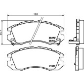 Колодки тормозные дисковые, передние, CHEVROLET CRUZE , CRUZE Hatchback , CRUZE Station Wagon , ORLANDO , TRAX, VOLT <b>NISSHINBO NP7005</b>