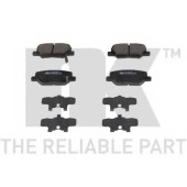 Колодки тормозные дисковые для CITROEN C4 AIRCROSS / MAZDA 6(GH,GJ) / MITSUBISHI ASX(GA#W#), OUTLANDER(GF#W,GG#W,ZJ) / PEUGEOT 4008 <b>NK 221972</b>