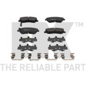 Колодки тормозные дисковые для HYUNDAI ACCENT(RB), i20(GB) / KIA RIO(UB) <b>NK 223525</b>