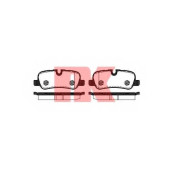 Колодки тормозные дисковые для LAND ROVER DISCOVERY(LA,LA#,TAA), RANGE ROVER(LM,LS) <b>NK 224031 / WVA 24192</b>