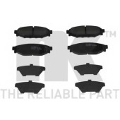 Колодки тормозные дисковые для SUBARU BRZ, FORESTER(SH,SJ), IMPREZA(G3,GH,GP,GR), LEGACY(B13#,BL,BM,BP,BR), OUTBACK(BL,BM,BP,BR), WRX(GJ), XV <b>NK 224414</b>