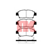 Колодки тормозные дисковые для TOYOTA YARIS(NCP1#,NLP1#,SCP1#) <b>NK 224547 / WVA 23348/16,5</b>