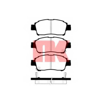 Колодки тормозные дисковые для TOYOTA YARIS(NCP1#,NLP1#,SCP1#) <b>NK 224547 / WVA 23348/16,5</b>
