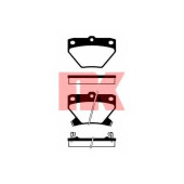 Колодки тормозные дисковые для TOYOTA CELICA, COROLLA, ECHO, MATRIX, PRIUS, YARIS <b>NK 224557 / WVA 23521/14</b>