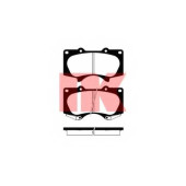 Колодки тормозные дисковые для LEXUS GX / MITSUBISHI PAJERO / TOYOTA FJ CRUISER, HILUX, LAND CRUISER 150, LAND CRUISER <b>NK 224569 / WVA 24024/17</b>