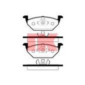 Колодки тормозные дисковые для AUDI A1, A2, A3 / SKODA CITIGO, FABIA, OCTAVIA, RAPID, ROOMSTER / VW BEETLE, BORA, FOX, GOLF, JETTA, NEW BEETLE, POLO, UP <b>NK 224740 / WVA 21974/19,8</b>