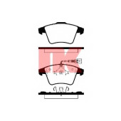 Колодки тормозные дисковые для VW MULTIVAN, TRANSPORTER <b>NK 224761 / WVA 23748/19,8/18,5</b>