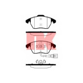 Колодки тормозные дисковые для AUDI A1, A3, TT / SKODA FABIA, OCTAVIA, RAPID, ROOMSTER, SUPERB, YETI / VW BEETLE, CADDY, CC, EOS, GOLF, JETTA, PASSAT, POLO, SCIROCCO, TOURAN <b>NK 224770 / WVA 23587/20,3</b>