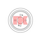 Тормозной барабан NK 252608