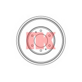 Тормозной барабан NK 253014