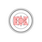 Тормозной барабан NK 254526