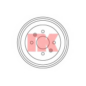 Тормозной барабан NK 255005