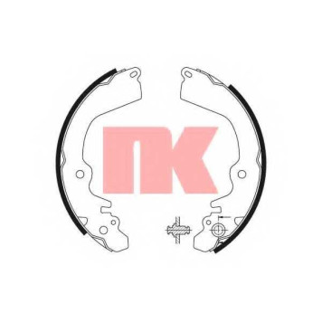 Комплект тормозных колодок для MITSUBISHI CARISMA, COLT, GALANT, LANCER, MIRAGE, SPACE RUNNER, SPACE STAR <b>NK 2730568</b>