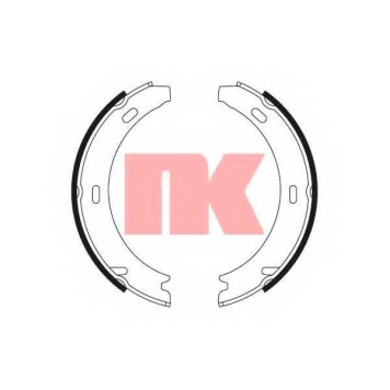 Комплект колодок стояночной тормозной системы NK 2733412