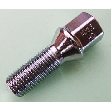 Болт колеса М14х31х1,5 ключ 17 конус хром Audi, BMW, VW, Mercedes, Renault