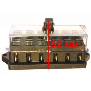 Блок для 6 предохранителей стандарт универсальный-5