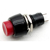 Кнопка круглая d=12мм с фиксацией, цветная