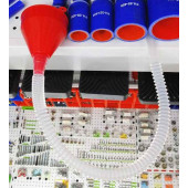 Воронка топливная c длинным гибким носиком (длина 65см) d-80мм 