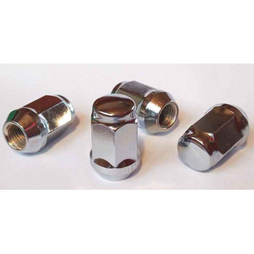 Гайка колесная 12х1,5х35 ключ на 19 закрытая с выступом конус хром (Toyota/Mitsubishi)-1